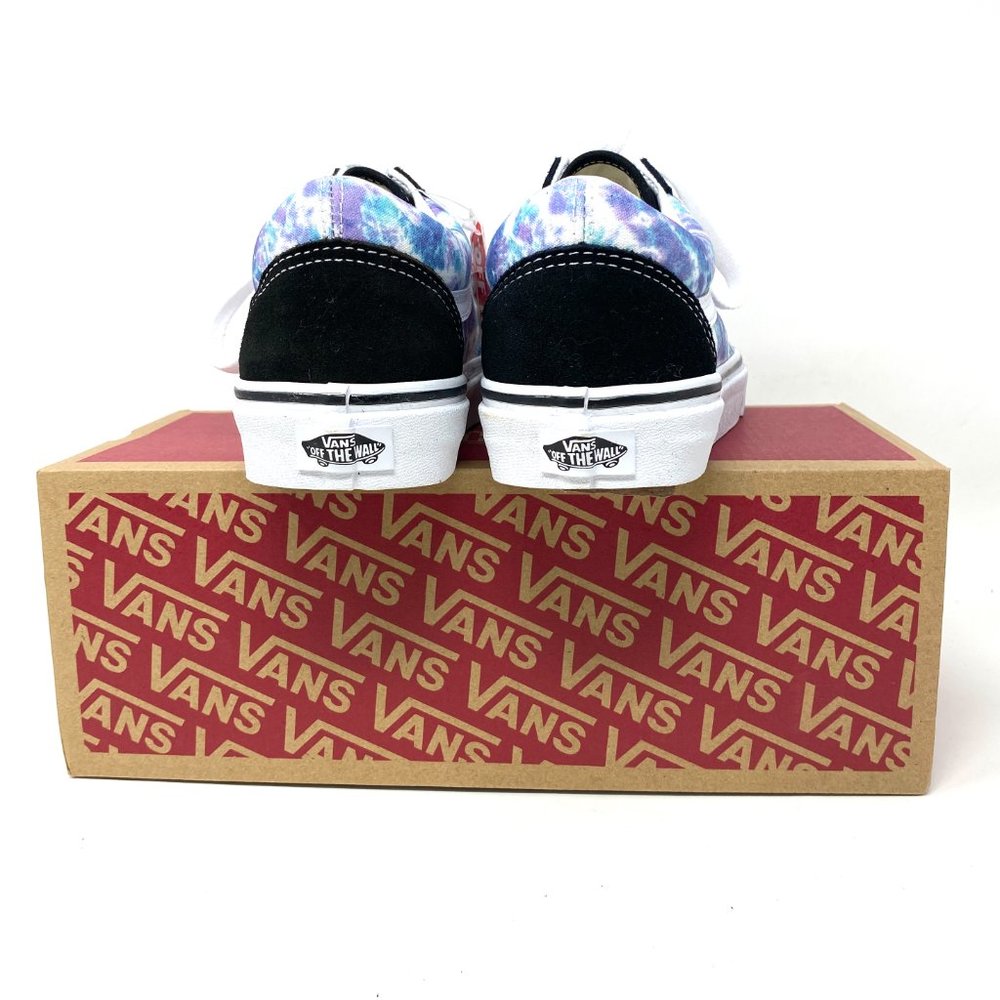 Vans Old Skool Low Top mens Size Blue Black Tie Dye Skateboarding VN0A5AO96GF - Picture 6 of 12